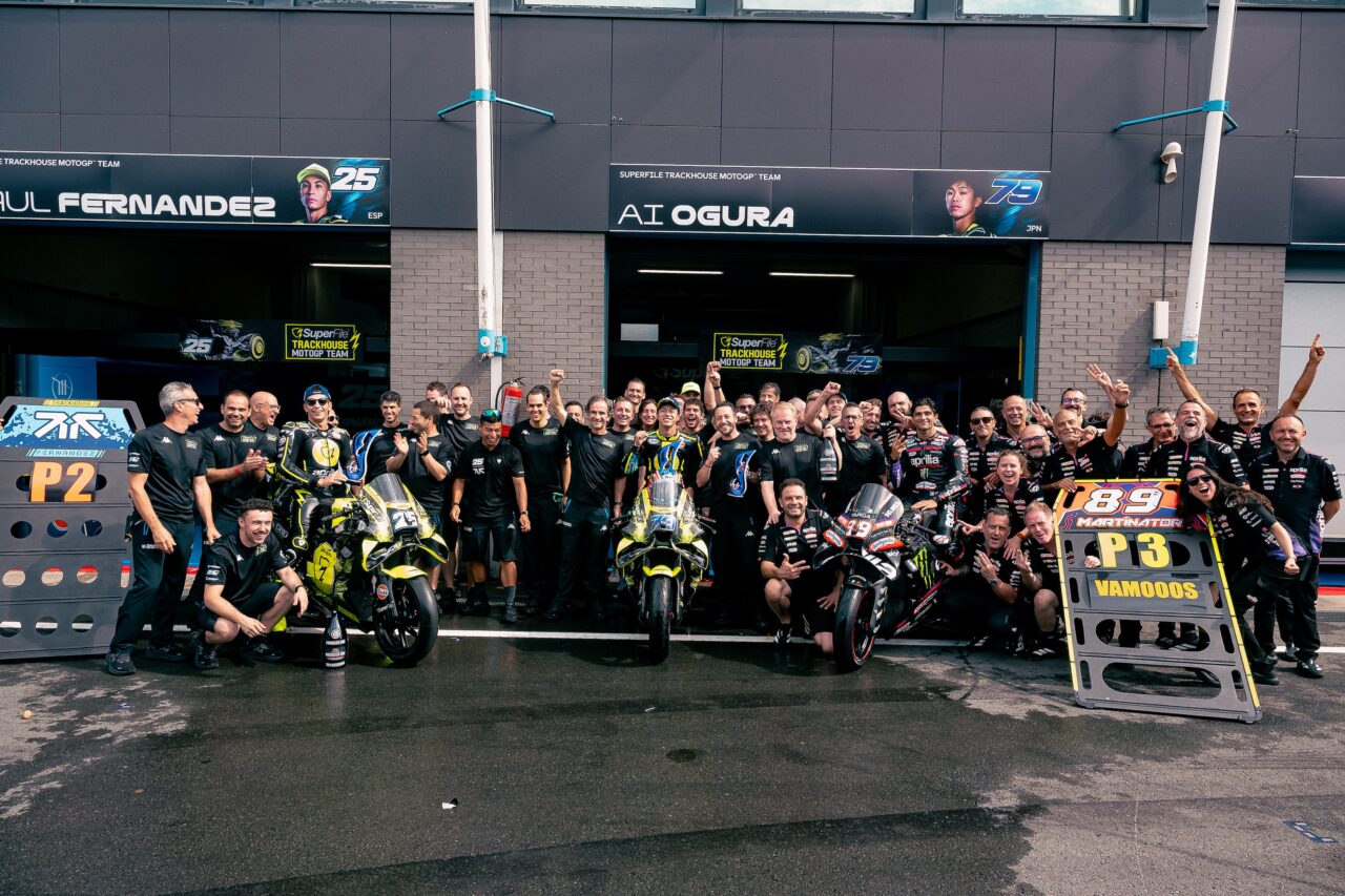 Tripletta Aprilia Ai Ogura Raul Fernandez Jorge Martin GP Olanda Assen 2026