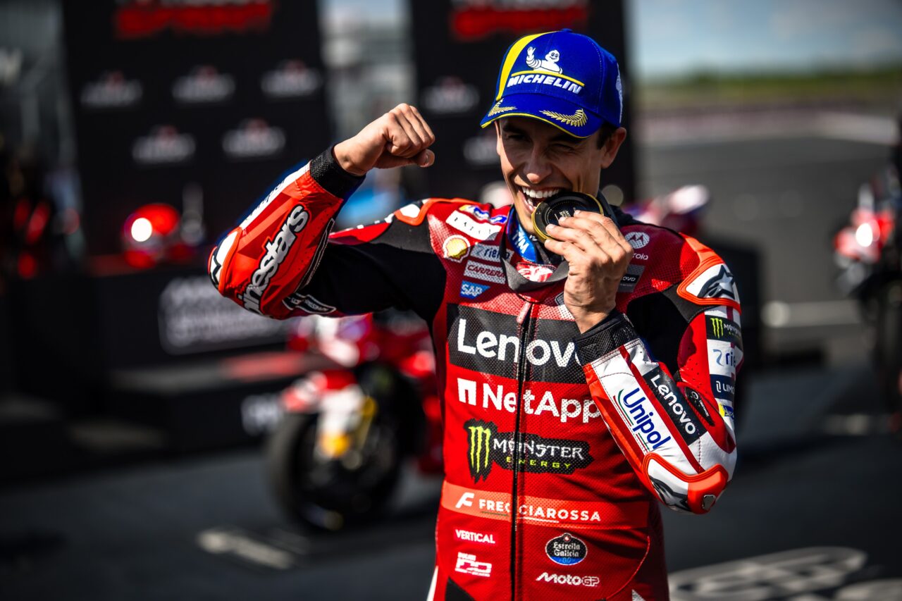 Marc Marquez Ducati Lenovo Team GP Ungheria 2026 Balaton Park esultanza