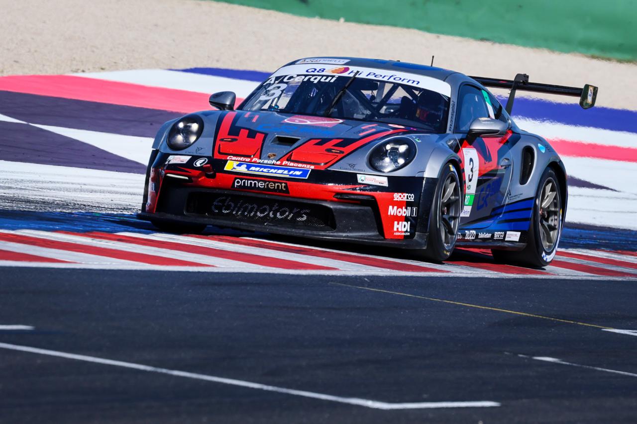 Doppio podio per Ebimotors a Misano in Porsche Carrera Cup